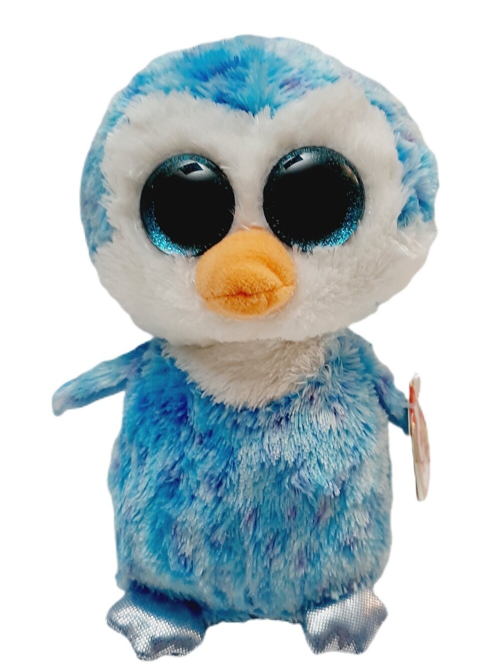 🍒 TY Beanie Baby Boos Ice Cube the Blue Penguin Plush Soft Kids Toy NWT New